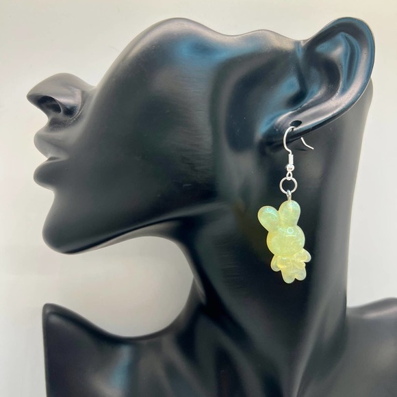 Bunny Earrings - Rabbit Earring - Easter Earring - Holiday Earring - Cottagecore - Picture 8 of 10